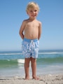 Blue Printed Swim Shorts (3mths-7yrs) - Size 3-6 Months (62-68cm)