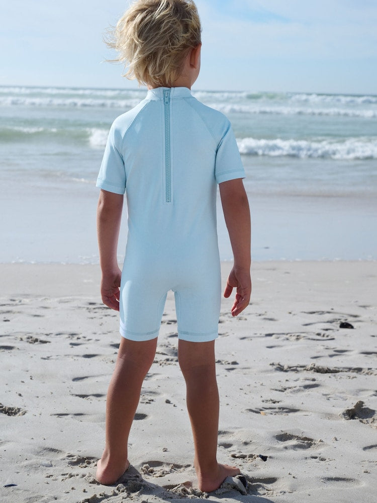 Blue Sealife Sunsafe All-In-One Swimsuit (3mths-7yrs)