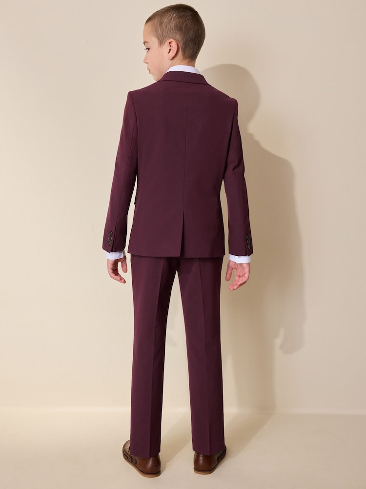 Berry Red Suit Jacket (12mths-16yrs)