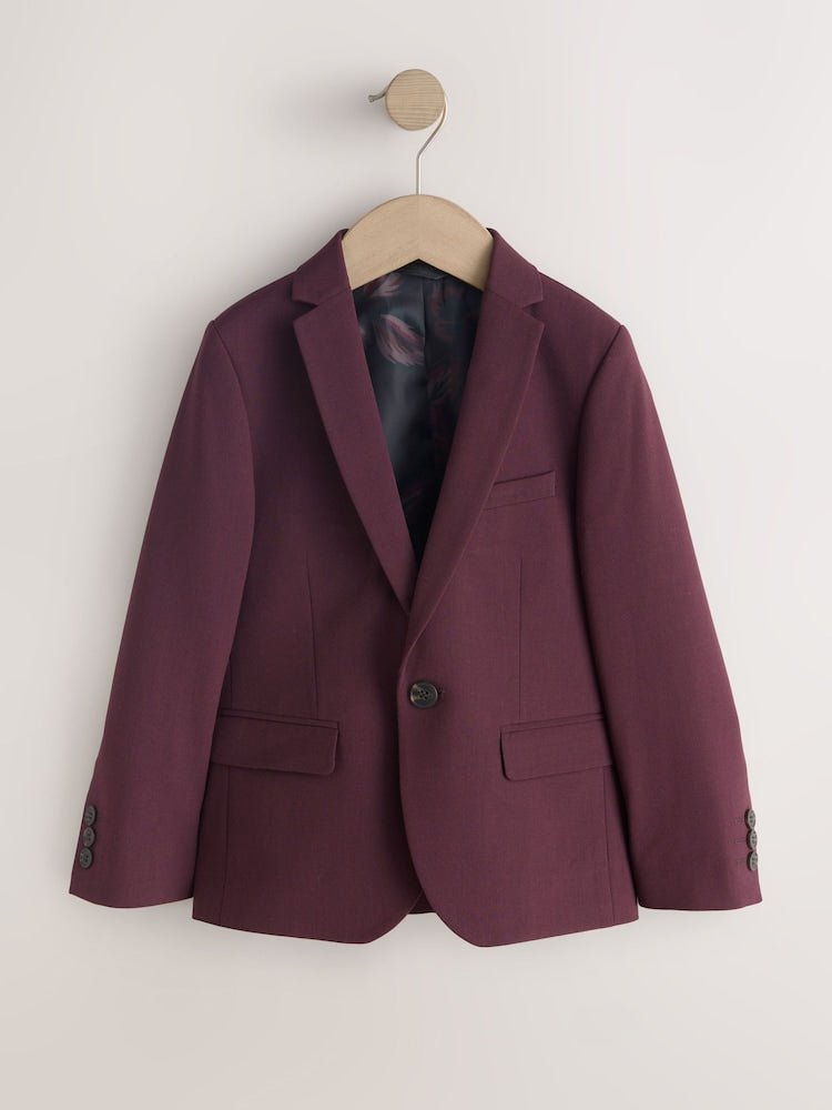 Berry Red Suit Jacket (12mths-16yrs)