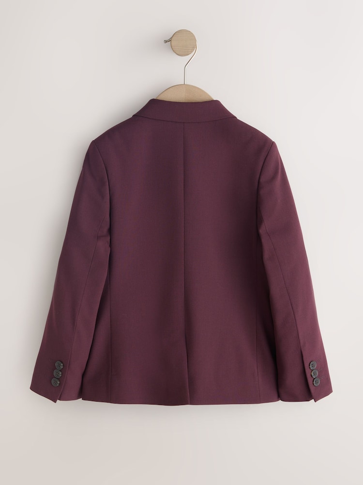 Berry Red Suit Jacket (12mths-16yrs)