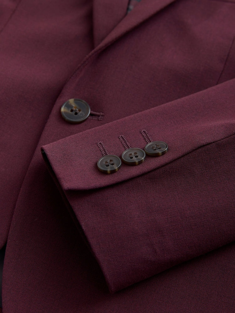 Berry Red Suit Jacket (12mths-16yrs)