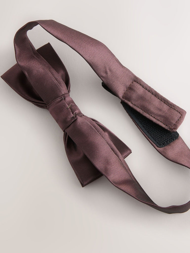 Mauve Purple Bow Tie (3-16yrs) - Size 3-5 Years (98-110cm)