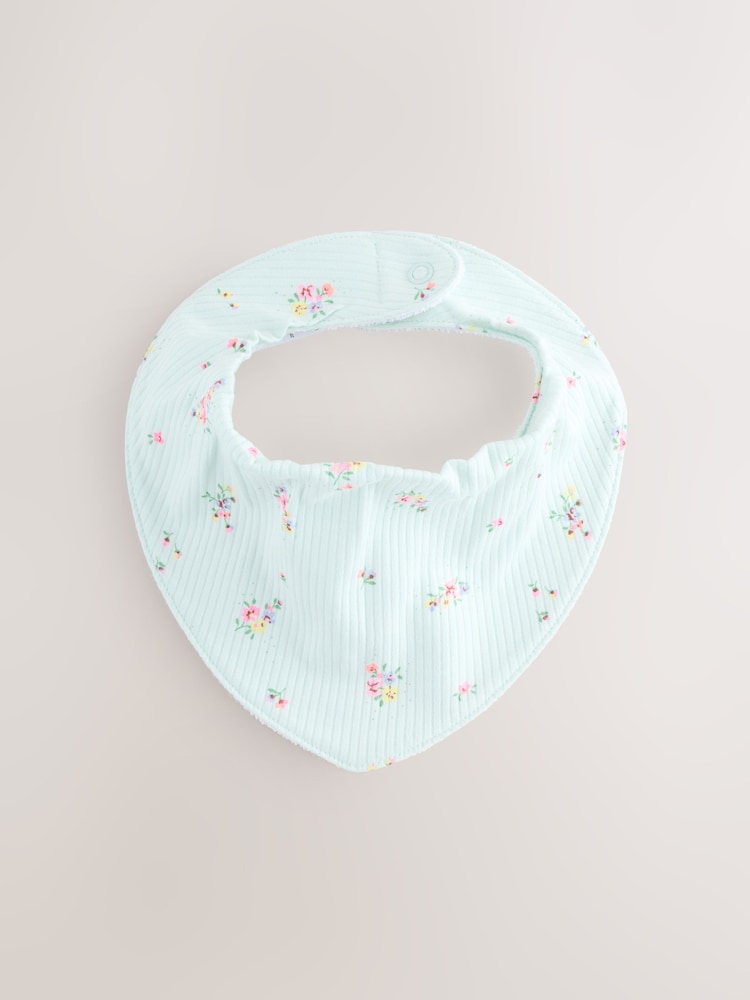Fluro Pink Baby Dribble Bibs 5 Pack