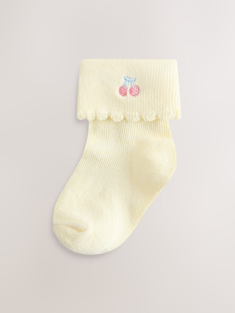 Pink/Blue Baby Socks 5 Pack