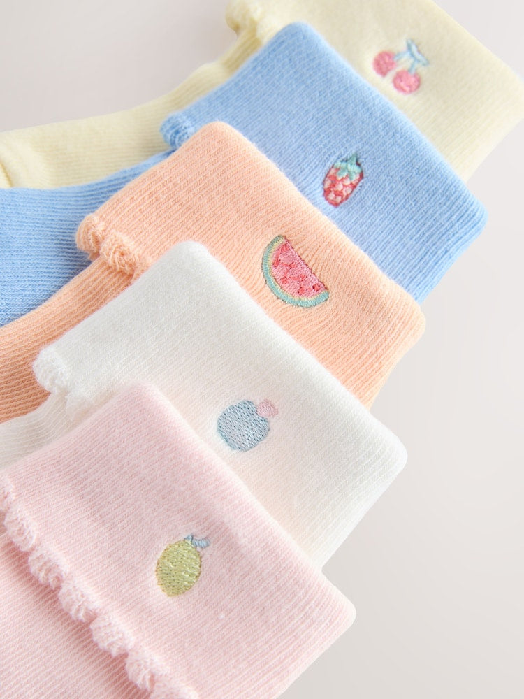 Pink/Blue Baby Socks 5 Pack