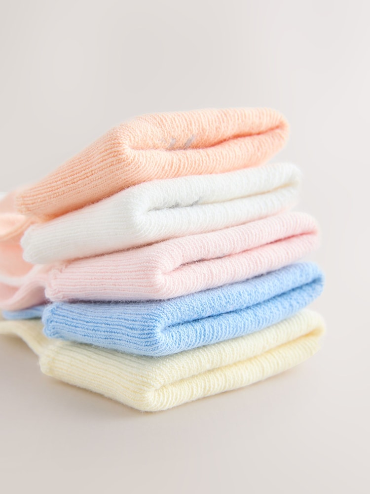 Pink/Blue Baby Socks 5 Pack