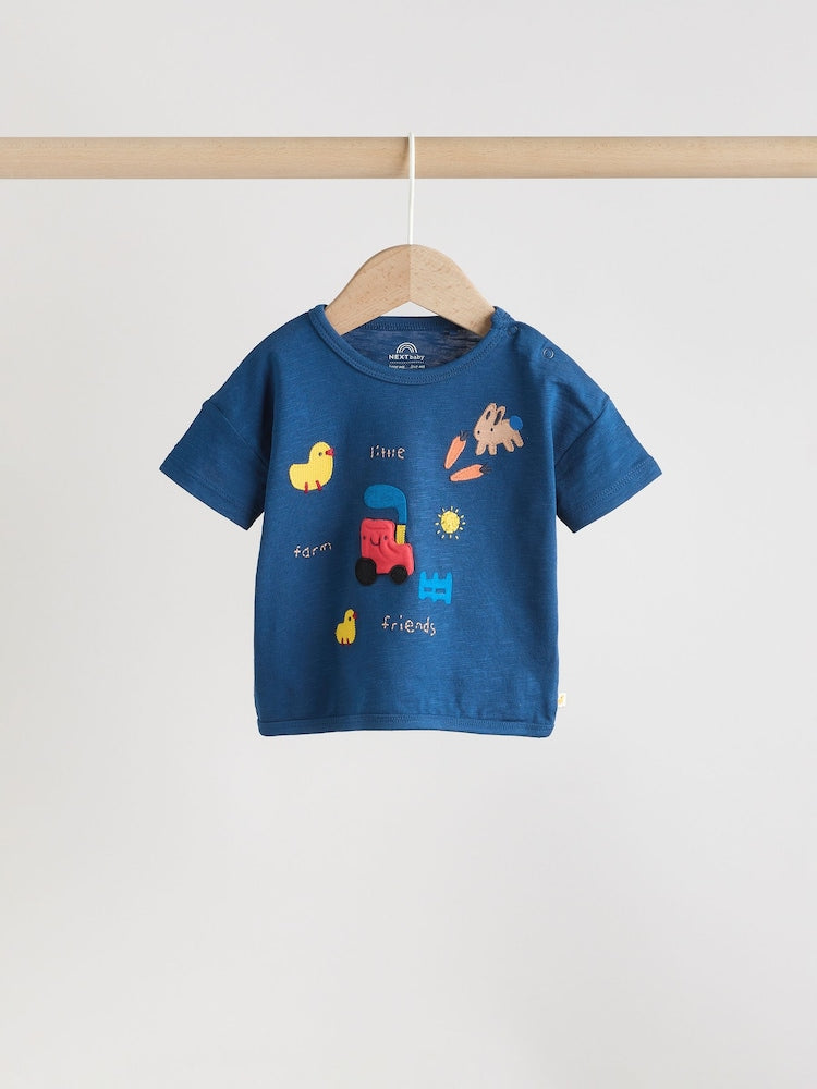 Blue Farm Top and Leggings Baby Set (0mths-2yrs)