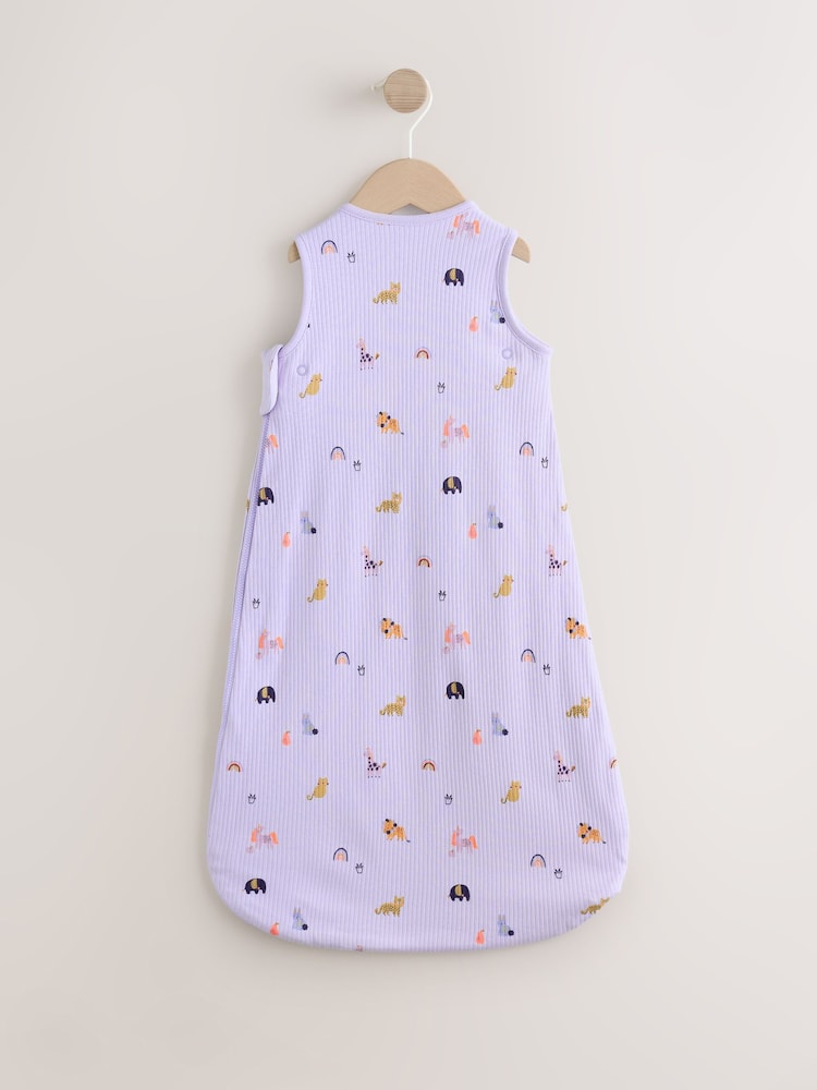 Lilac Mini Character 1 Tog Sleeveless Baby Sleep Bag