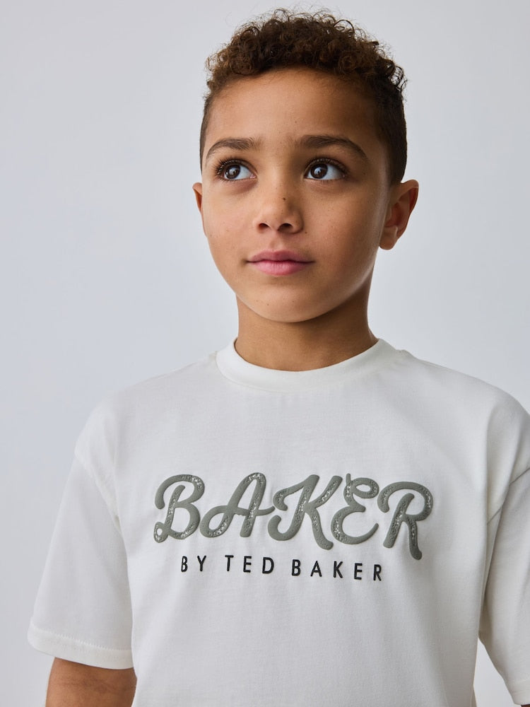 Baker by Ted Baker Green Varsity Jacket, T-Shirt and Shorts Set - Size 6 - 9 Months (68 - 74cm)
