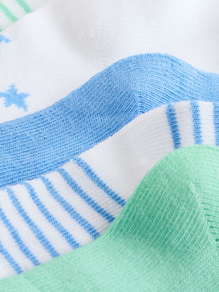 Green baby socks 5 pack (0mths-2yrs) - Size 50cm (First Size)