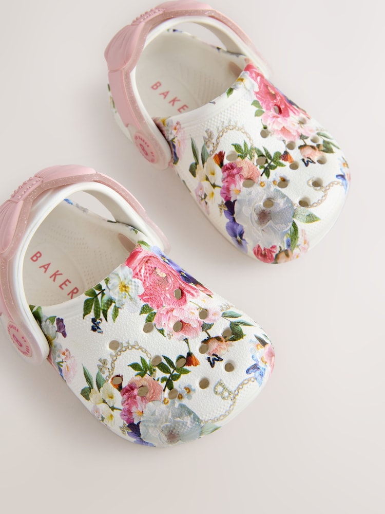 Baker by Ted Baker Baby Girls Clog Sandals With Bow