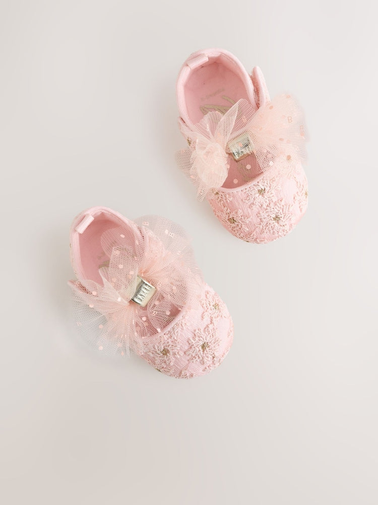 Baker by Ted Baker Baby Occasion Corsage Mary Jane Padder Shoes
