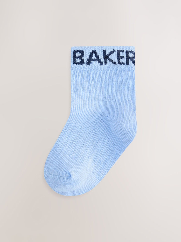 Baker by Ted Baker Baby Socks 5 Pack - Size Up To 3 Months (50 - 62cm)