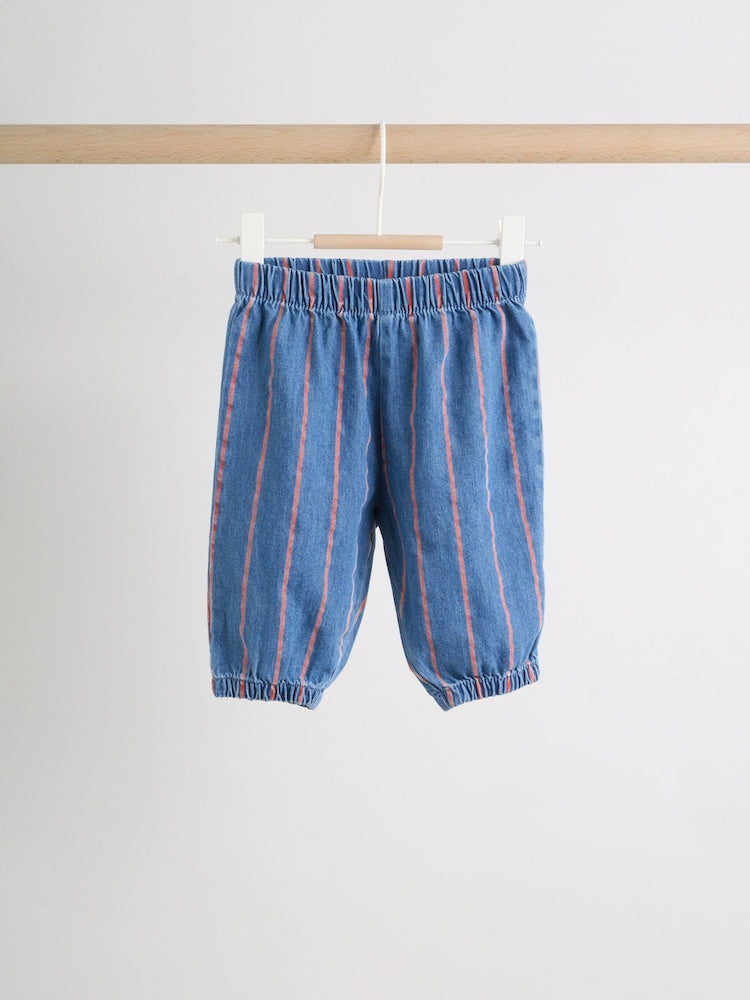 Red Stripe Beetroot Baby Top and Trousers Set (0mths-3yrs)