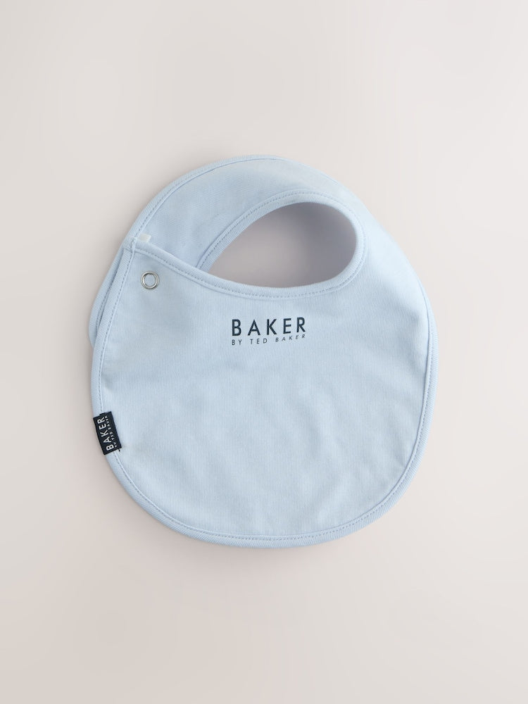 Baker by Ted Baker 2 Pack Blue Baby Bibs