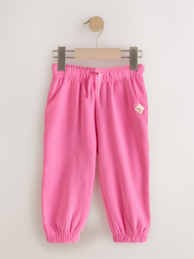 Pink/Lilac/Oatmeal 3 Pack Joggers Set (3mths-7yrs)