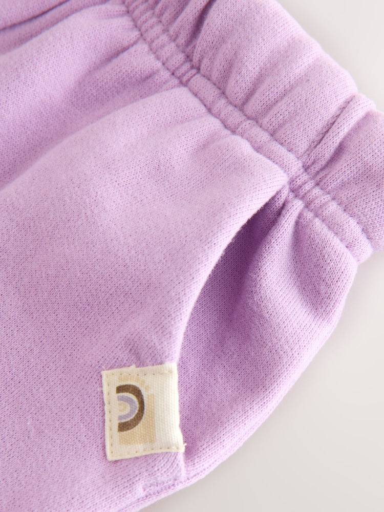Pink/Lilac/Oatmeal 3 Pack Joggers Set (3mths-7yrs)