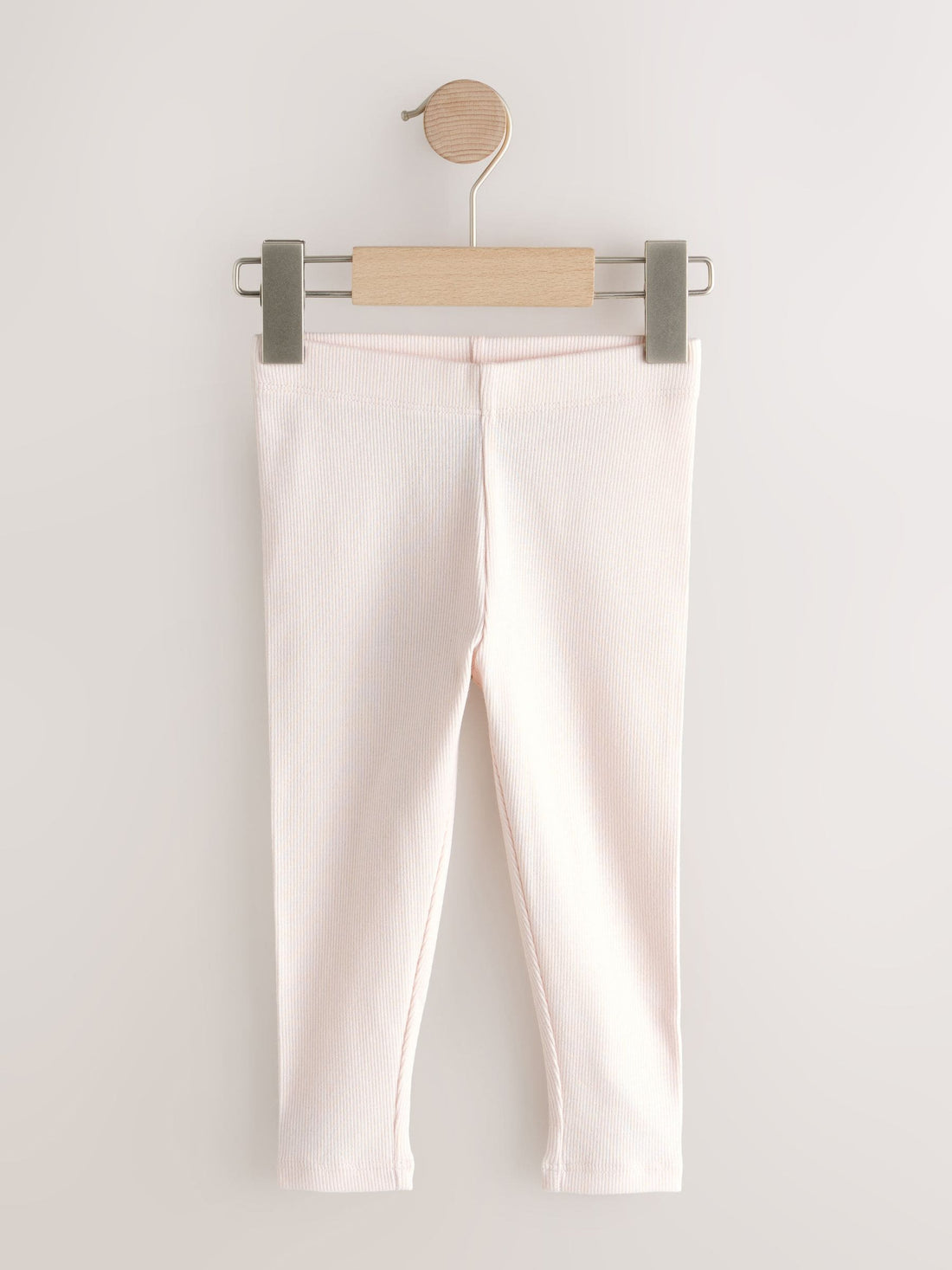 Pink Ribbed Leggings 5 Pack (3mths-7yrs) - Size 3-6 Months (62-68cm)