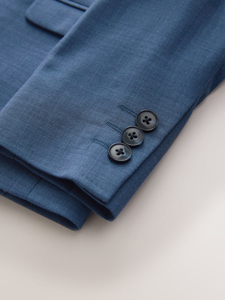 Blue Tailored Fit Suit Jacket (3-16yrs) - Size 3 Years (98cm)