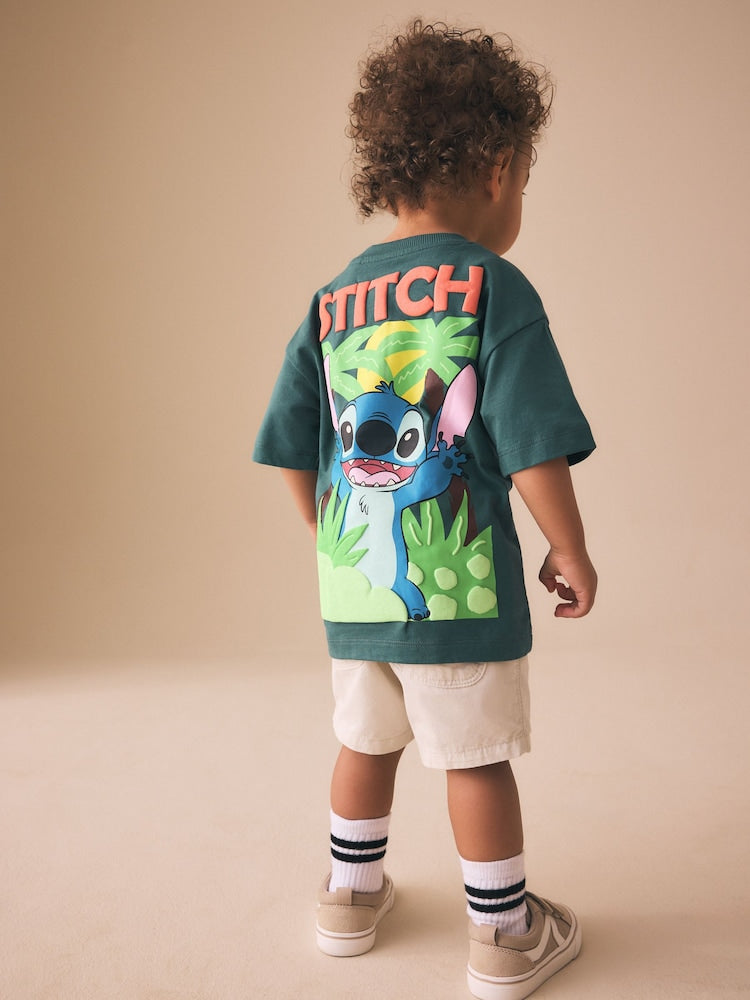 Dark Teal Lilo & Stitch Short Sleeve T-Shirt (3mths-8yrs)