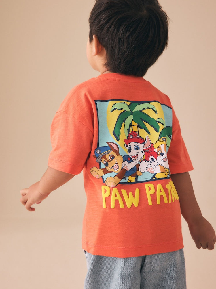 Coral/Tan Paw Patrol Short Sleeve T-Shirt (9mths-8yrs)