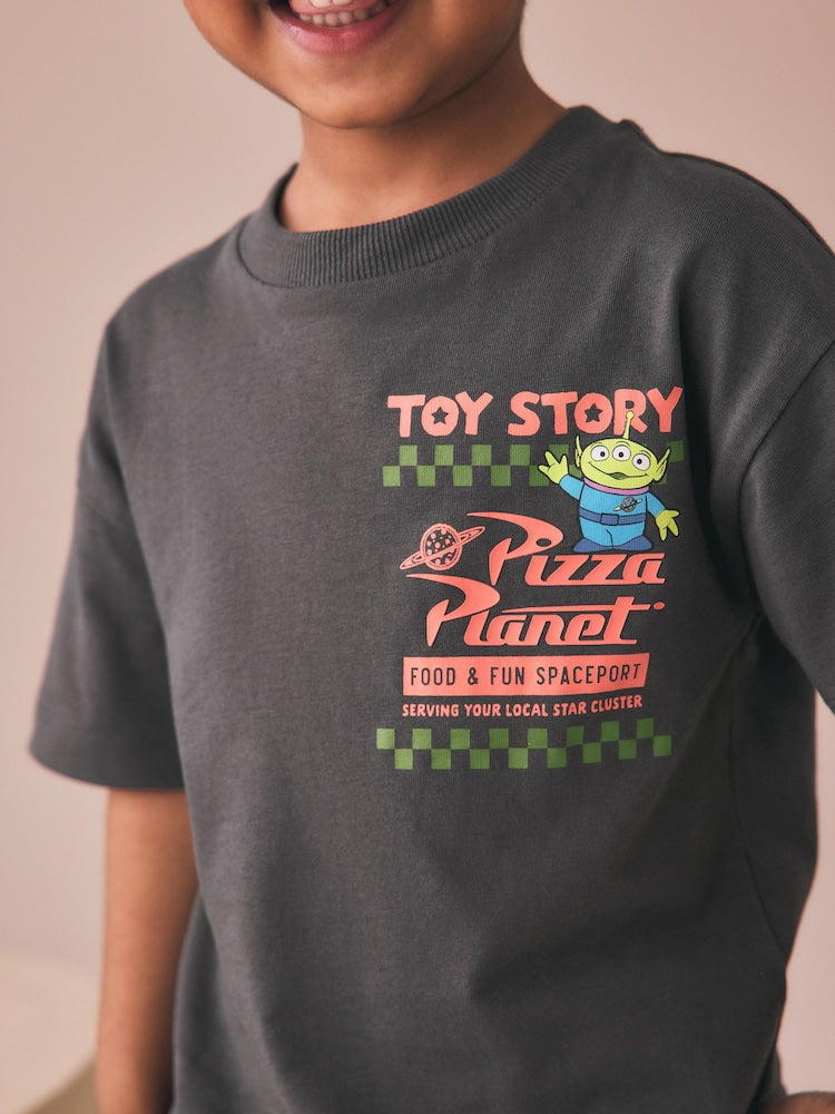 Charcoal Grey Toy Story Short Sleeve T-Shirt (3mths-8yrs)