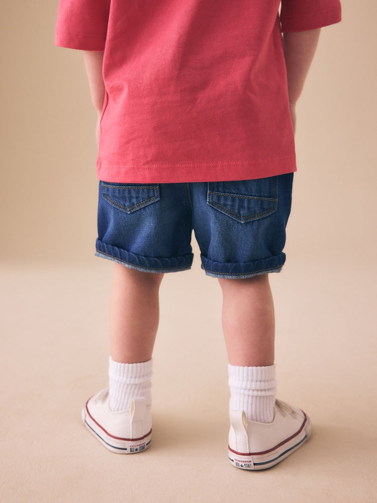 Dark Blue Denim Shorts (3mths-7yrs)