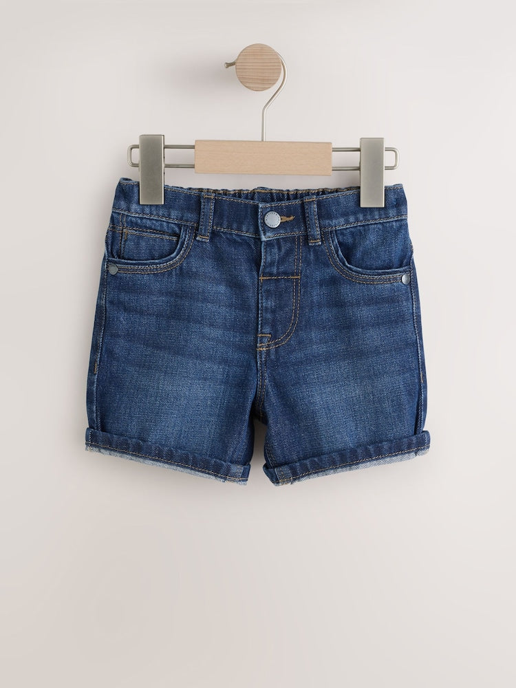 Dark Blue Denim Shorts (3mths-7yrs)