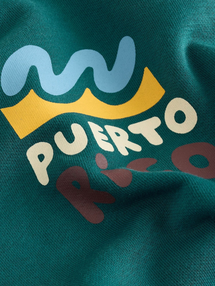 Dark Green Crew Neck Sweatshirt and Shorts Set (3mths-7yrs) (3mths-7yrs)