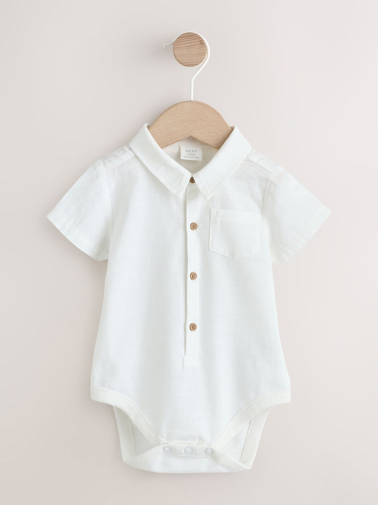 Sage Green Shirt Body Shorts and Braces Baby Set 3 Piece (0mths-2yrs)