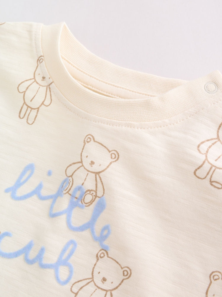 Blue Bears Tops and Shorts Baby Set 6 Piece (0mths-3yrs)