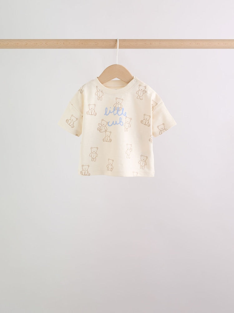 Blue Bears Tops and Shorts Baby Set 6 Piece (0mths-3yrs)