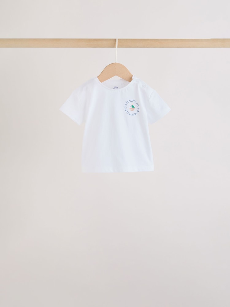Blue Nautical Tops and Shorts Baby Set 6 Piece (0mths-3yrs)