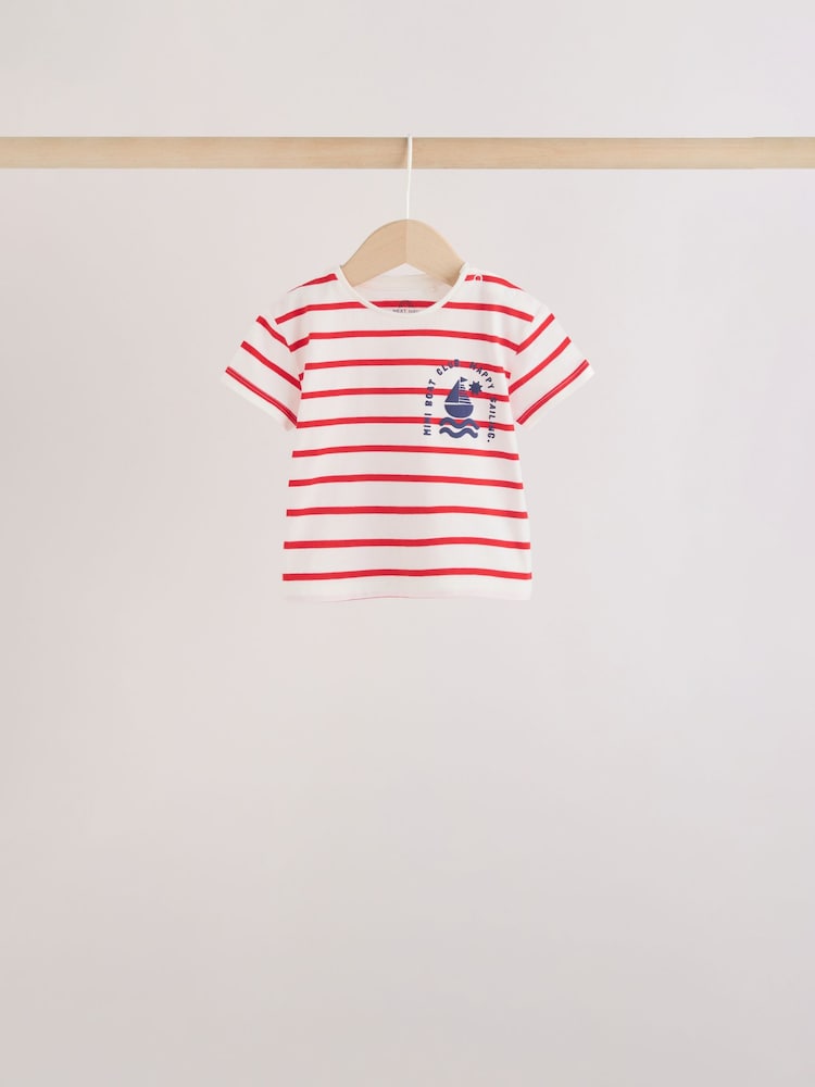 Blue Nautical Tops and Shorts Baby Set 6 Piece (0mths-3yrs)