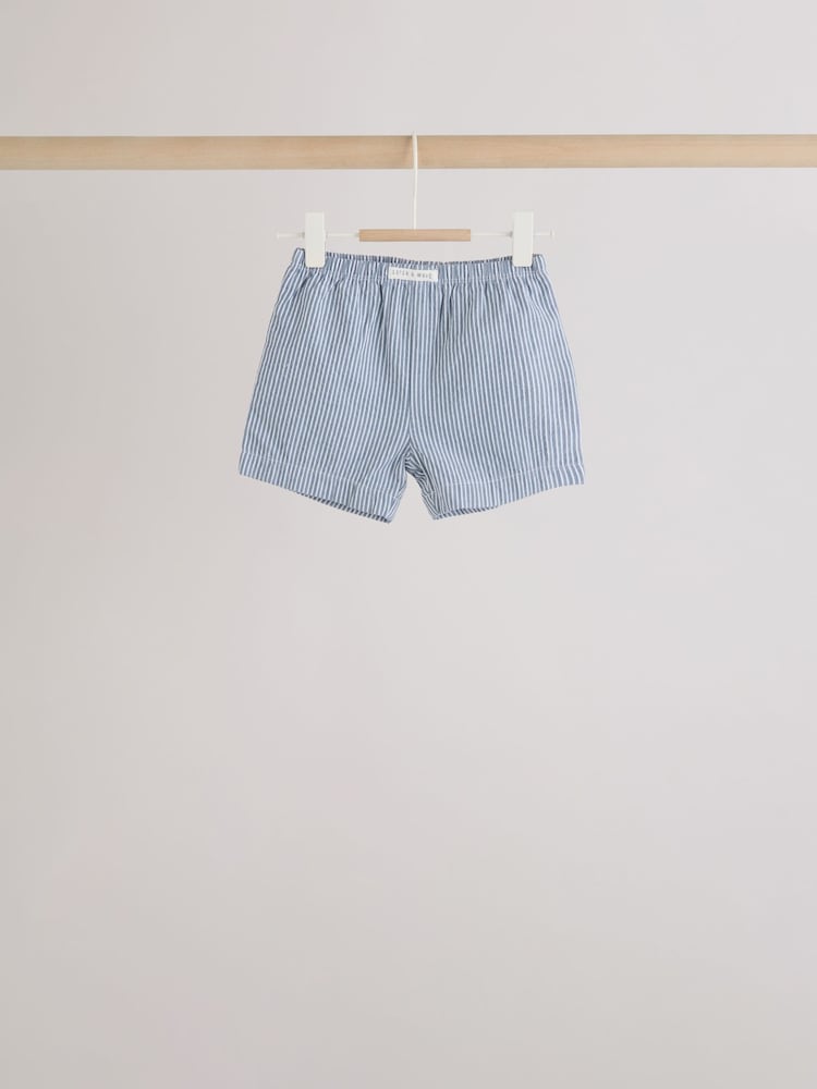 Blue Nautical Tops and Shorts Baby Set 6 Piece (0mths-3yrs)