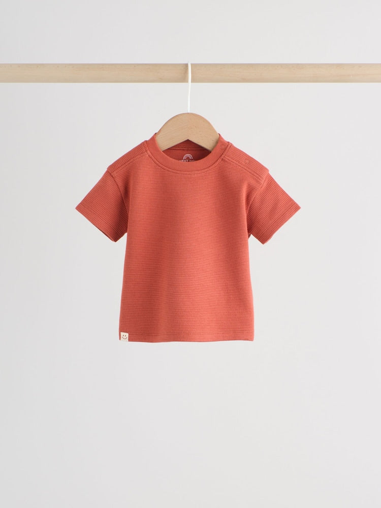 Rust Brown Baby Top and Shorts Set (0mths-2yrs)