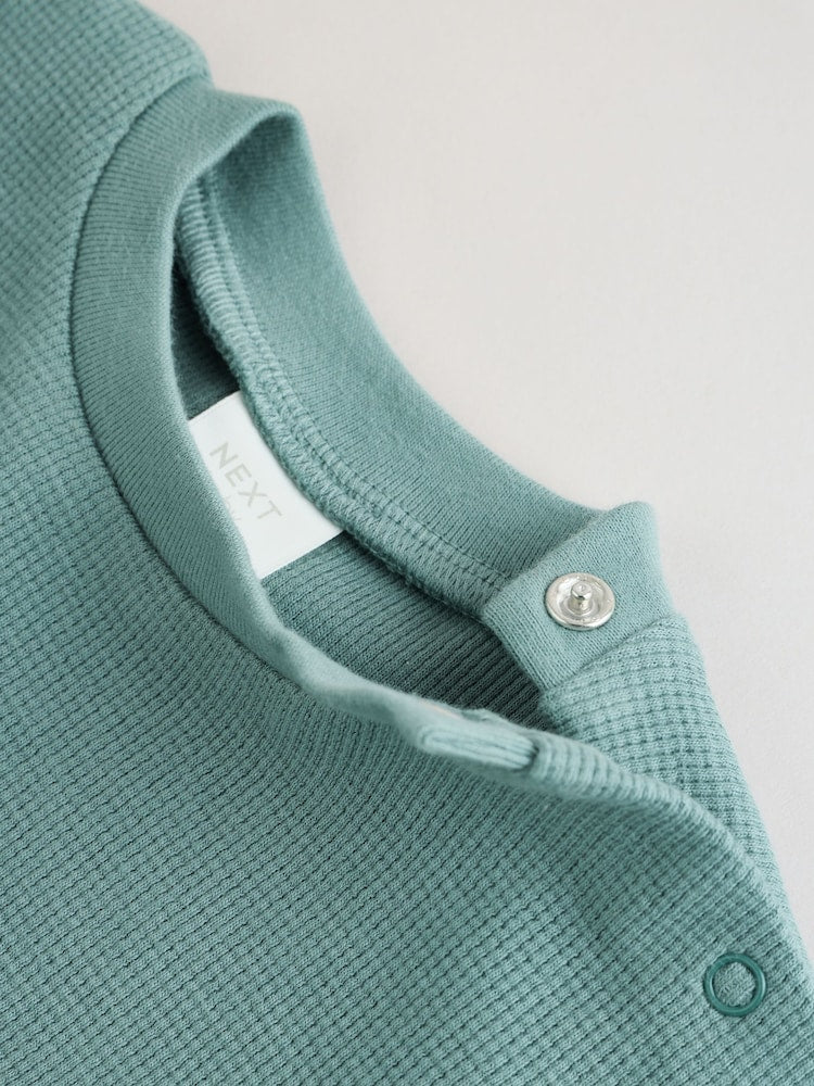 Green Long Sleeve Top and Shorts Baby Set (0mths-2yrs)