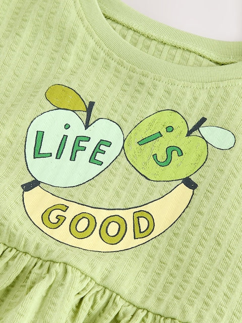 Green Essential Jersey Dress (3mths-7yrs)