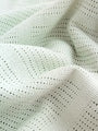 2 Pack Sage Green Cotton Baby Cellular Blankets - Size 75x95