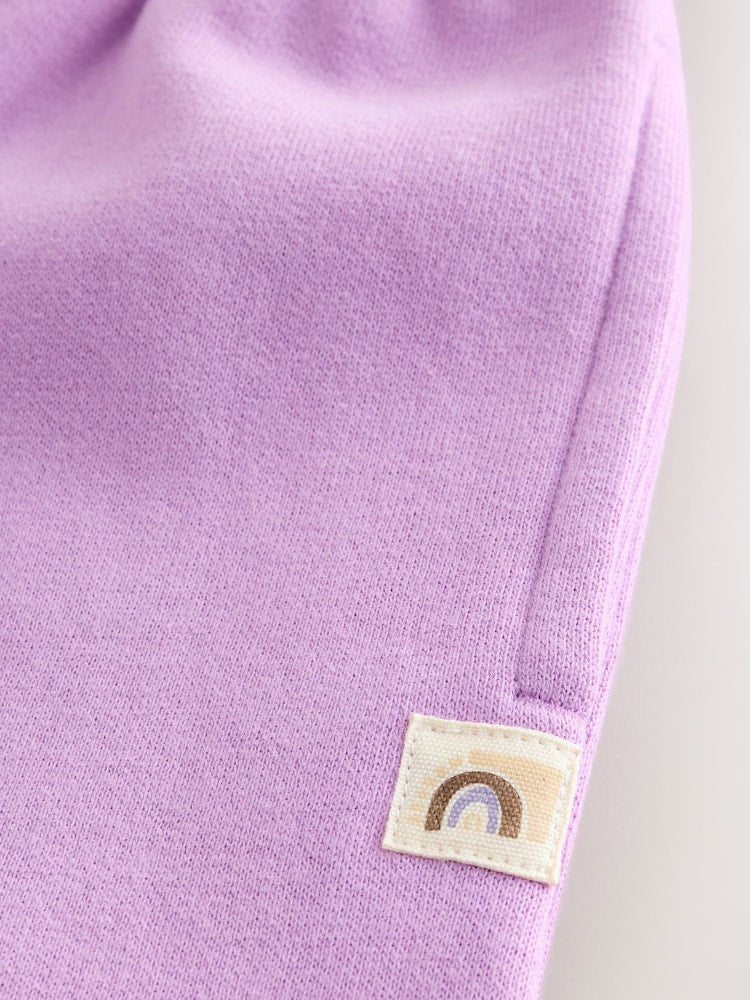 Lilac Purple Wide Leg Sweat Joggers (3mths-7yrs)
