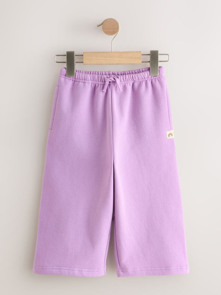 Lilac Purple Wide Leg Sweat Joggers (3mths-7yrs)