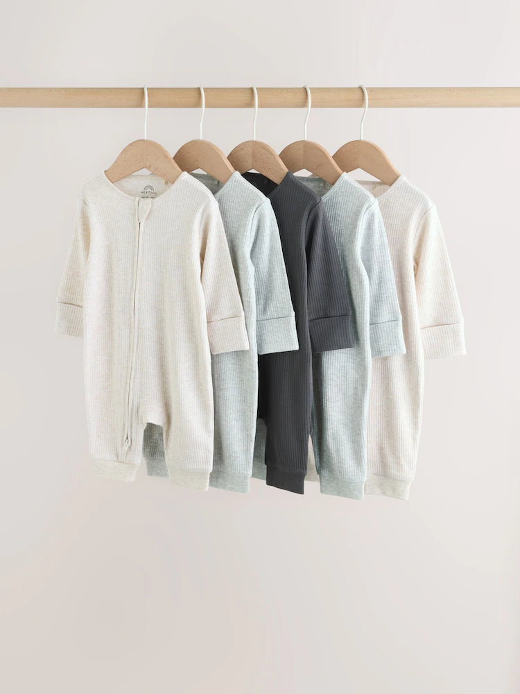 Neutral Baby Sleepsuits 5 Pack (0mths-3yrs) AED127 - AED137