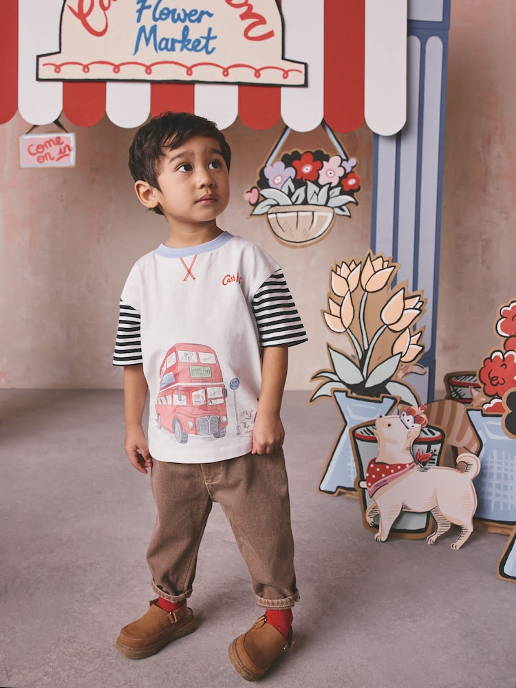 White London Bus Cath Kidston T-Shirt (3mths-7yrs)