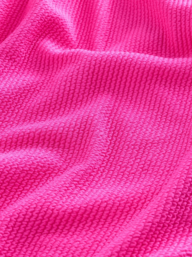 Pink Crinkle Swimsuit (3-16yrs)