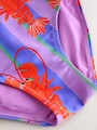 Purple Stripe Lobster Scoop Neck Swimsuit (3mths-16yrs) - Size 3-6 Months (62-68cm)