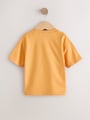 Orange Slogan Short Sleeve Small Graphic T-Shirt (3mths-8yrs) - Size 3-6 Months (62-68cm)