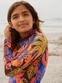Orange Tropical Sunsafe Suit (3-16yrs) - Size 3 Years (98cm)