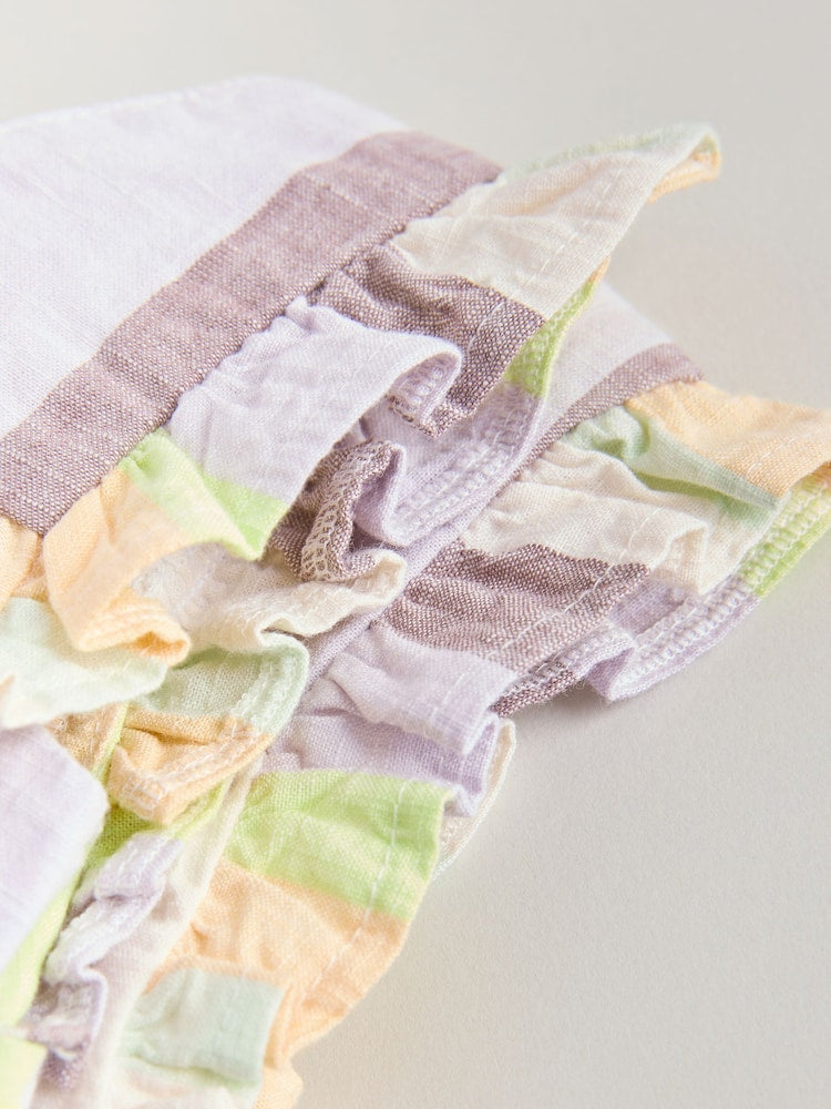 Multi Stripe Woven Baby Top and Shorts Set 2 Piece (0mths-2yrs)