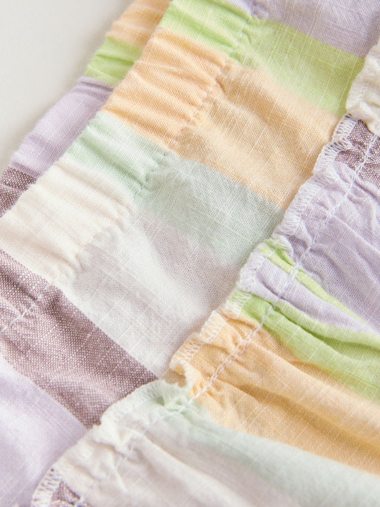 Multi Stripe Woven Baby Top and Shorts Set 2 Piece (0mths-2yrs)